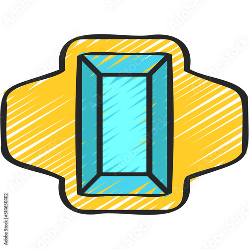 Baguette Ring Icon