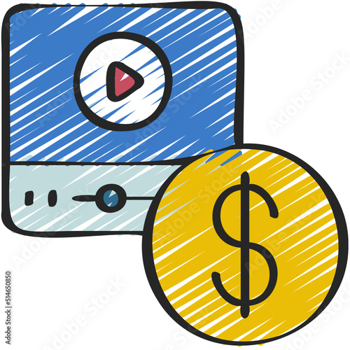 Paid Video Icon
