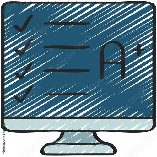 Computer Graded Test Icon