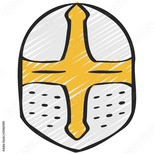 Templar Knight Helmet Icon