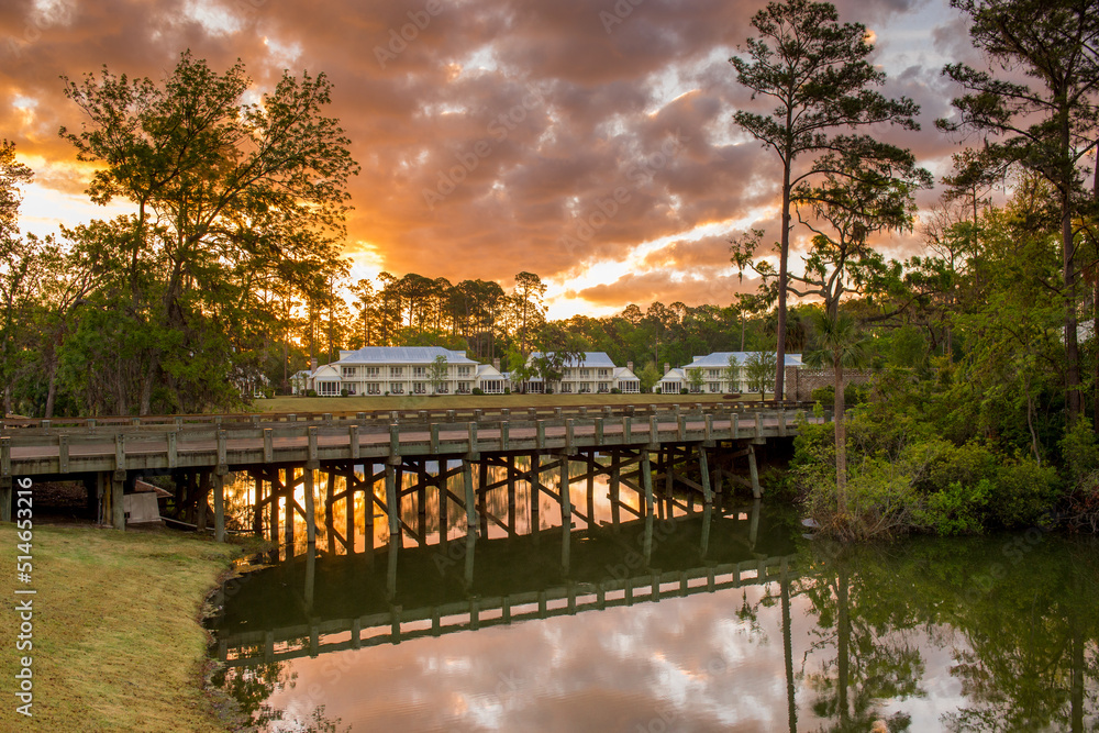 Fototapeta premium View of the property at The Montage, SC>