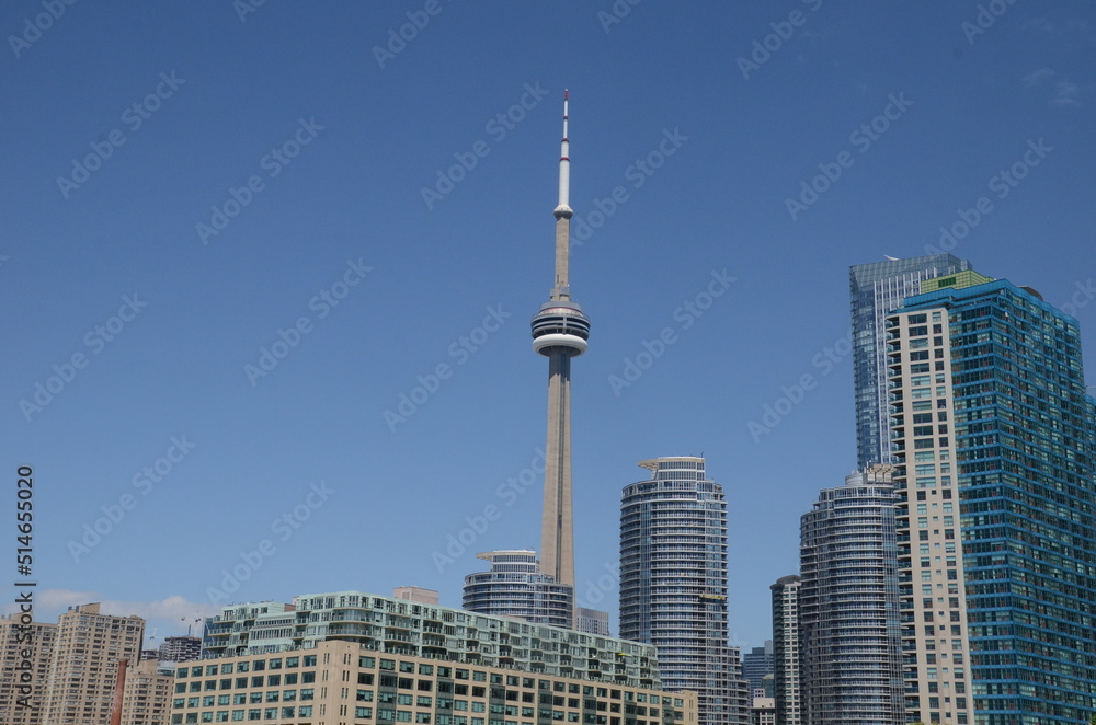 Toronto Skyline and harbour on a sunny day