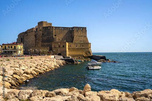 castello dell 'ovo from the seafront of Naples