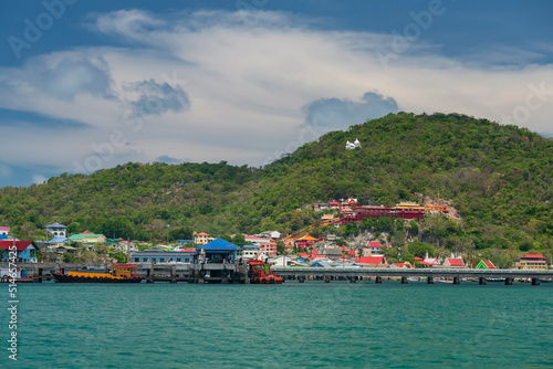 Boats at tourist port of Koh Si chang, Chonburi