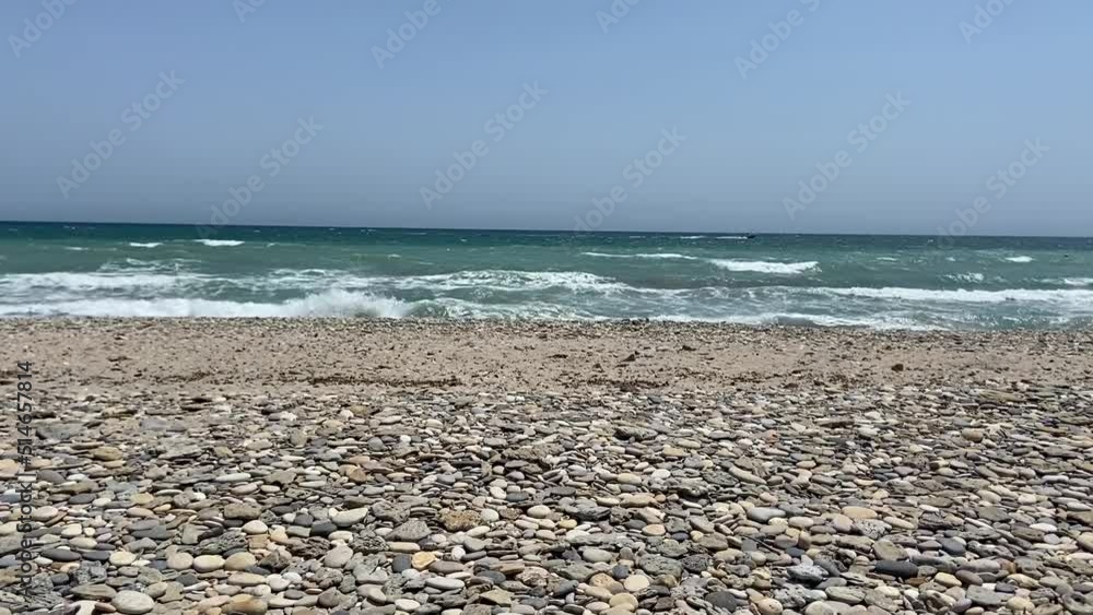 Mer Méditerranée, plage de Maguelone, Occitanie Mer Méditerranée, plage de Maguelone, Occitanie