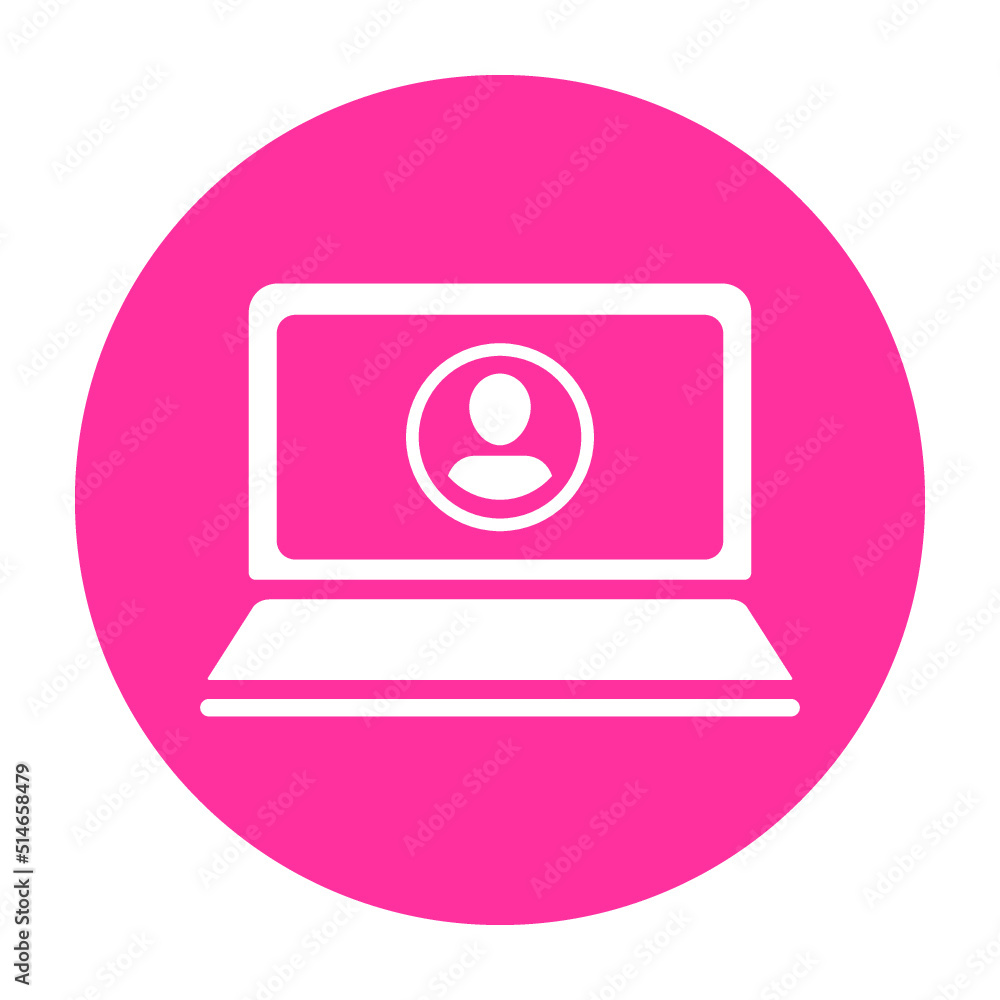 Laptop Pc and Login Screen IconFlat Design.
Laptop Pc and Login Screen IconFlat Design.