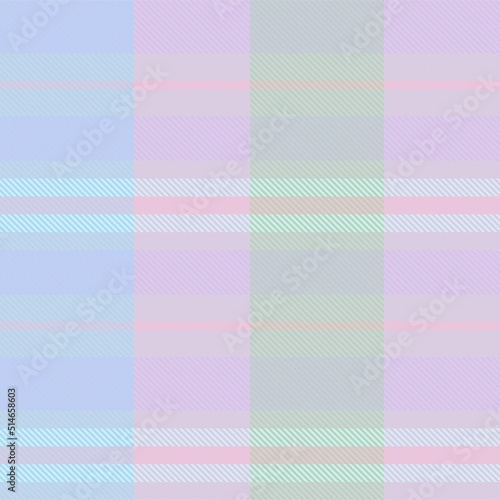 Rainbow Pastel Plaid textured Seamless Pattern