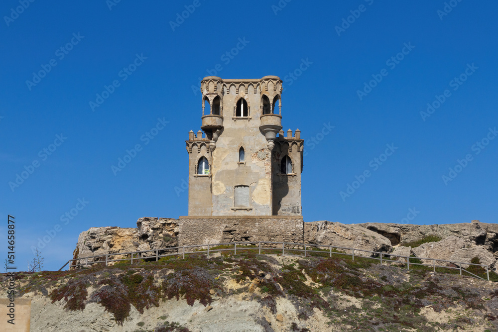 Castle of Santa Catalina in Tarifa, Andalusia, Spain 