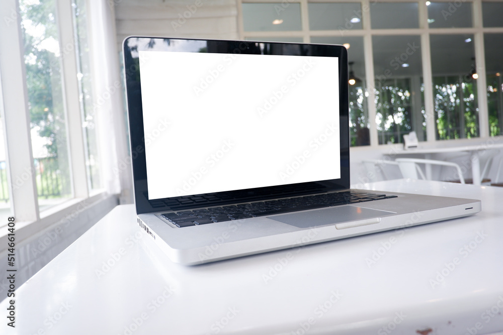 Cropped shot view of office desk table office equipment, labtop, tablet and other office supplies on the modern space, flat lay.