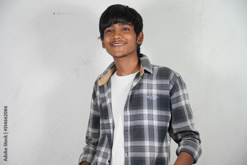 indian boy smiling image in white background indian boy smiling image in white background