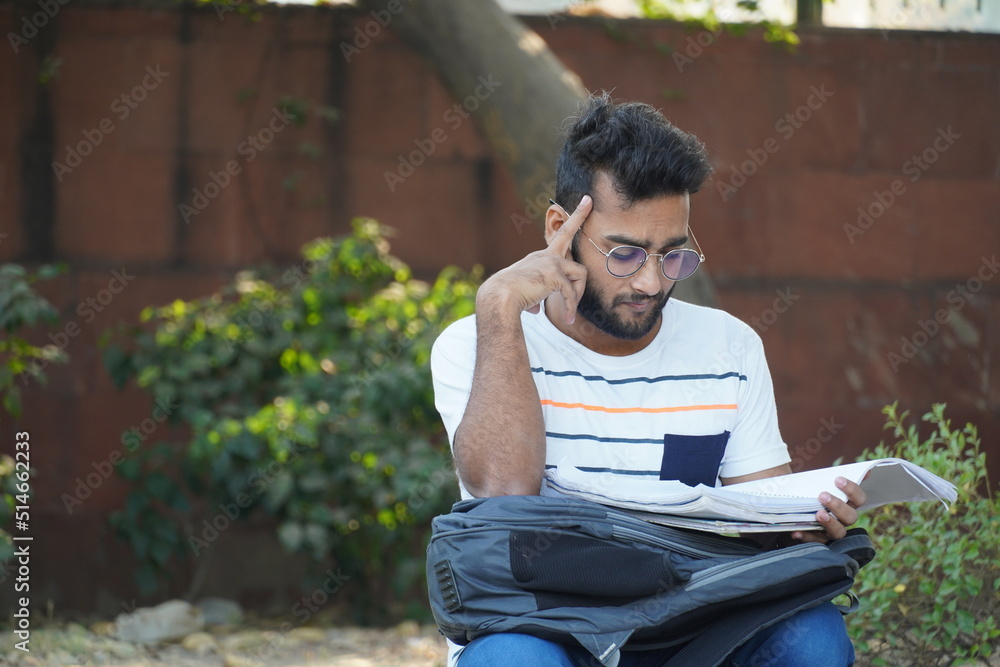 Fototapeta premium indian student images studying