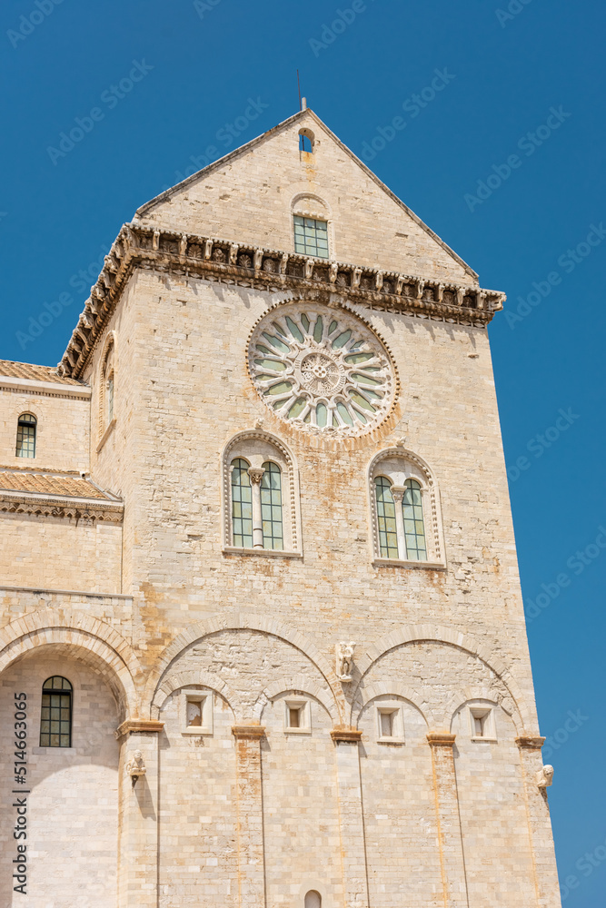 Detail of  Trani Cathedral, Apulia Italy
