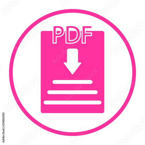 pdf file Isolated Vector icon which can easily modify or edit
