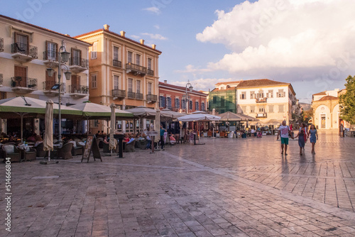 Town square Nafpilo, Greece