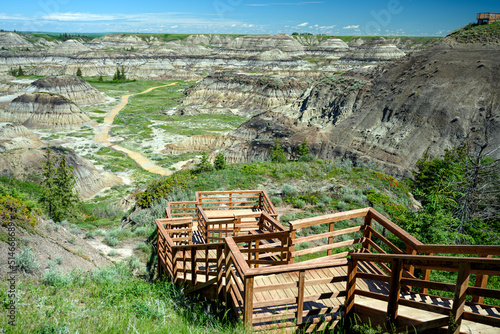 Wallpaper Mural Horseshoe Canyon in the Canadian Badlands, Drumheller, Alberta, Canada Torontodigital.ca