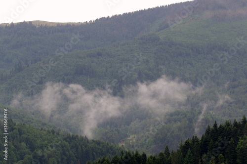 Żabnica - a small village in the Beskids (Beskid Mountains), Poland photo