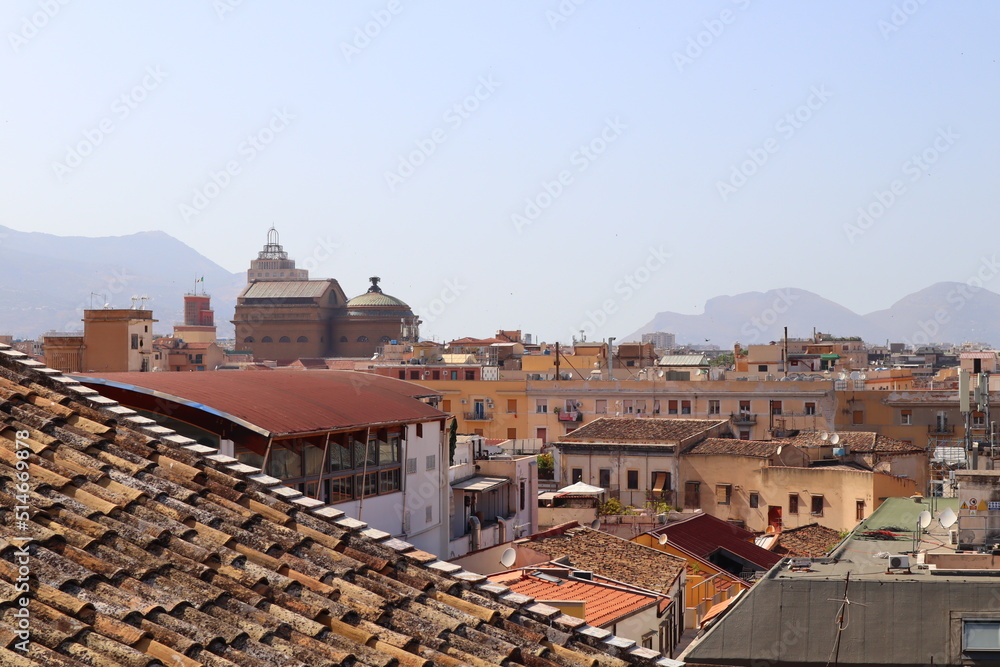 Palermo, Sicily (Italy): Panoramic view of Palermo