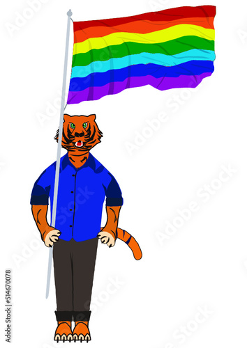 cooperative flag raised