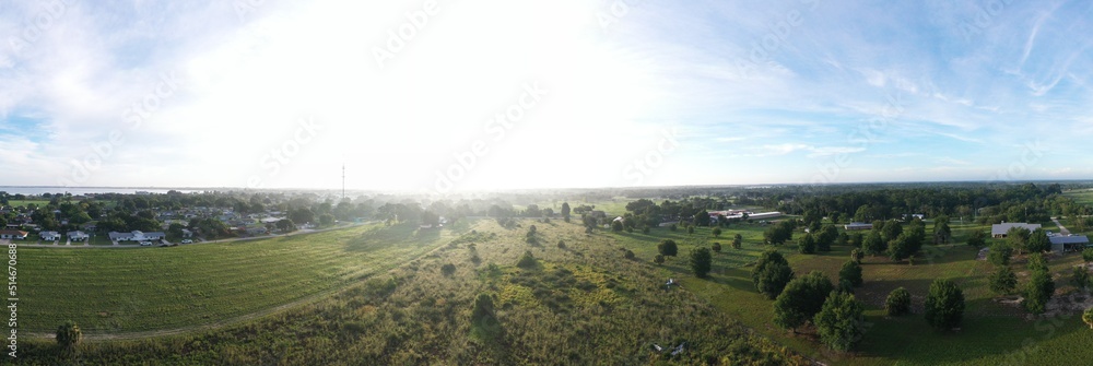 Obraz premium aerial drone Sebring Florida