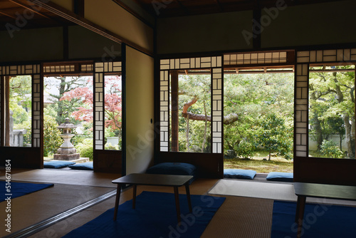 岩倉具視幽棲旧宅 主屋から庭を望む 京都市左京区岩倉