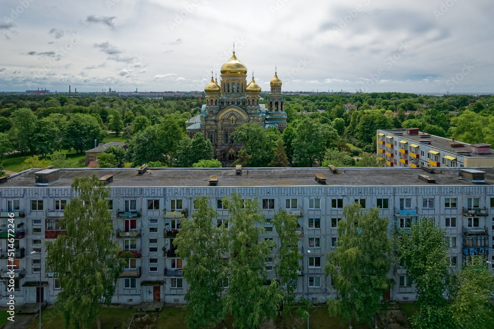 Obraz premium Temple and old buildings,