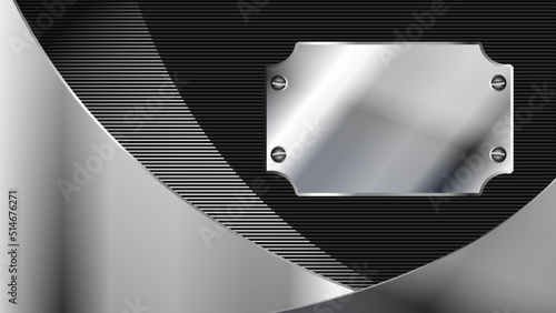 metal shield background