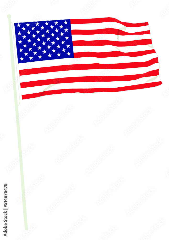 Obraz premium United States flag