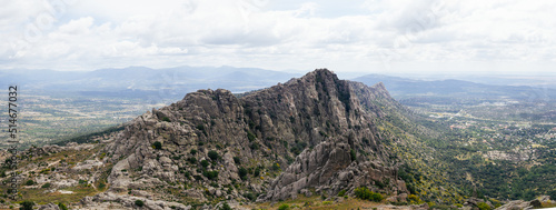 Fototapeta Naklejka Na Ścianę i Meble -  Panoramic view of rocky mountain in summer