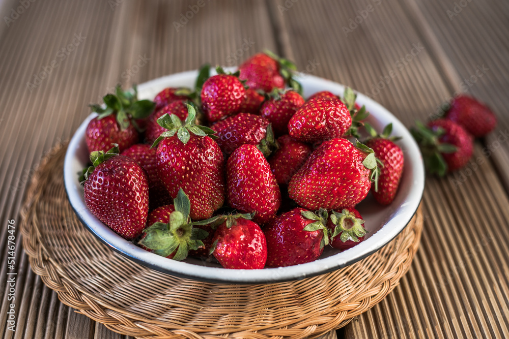 Freshly picked strawberry. Organic berries Freshly picked strawberry. Organic berries