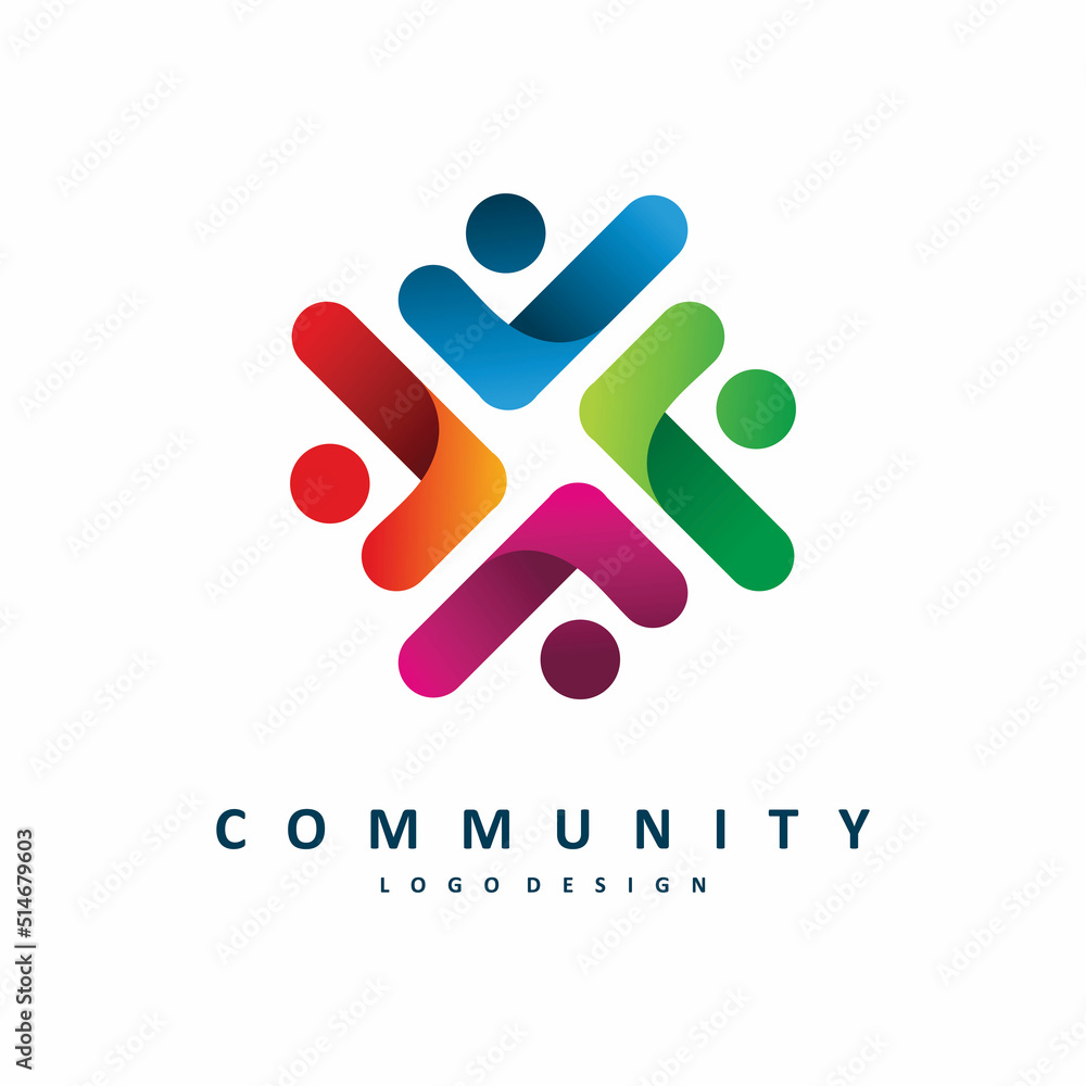 group check people community logo design group check people community logo design