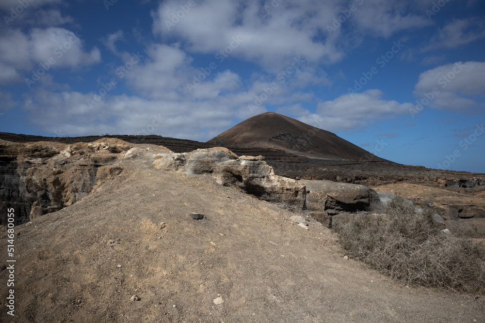 Vulcanic landscape, Lanzarote, Spain