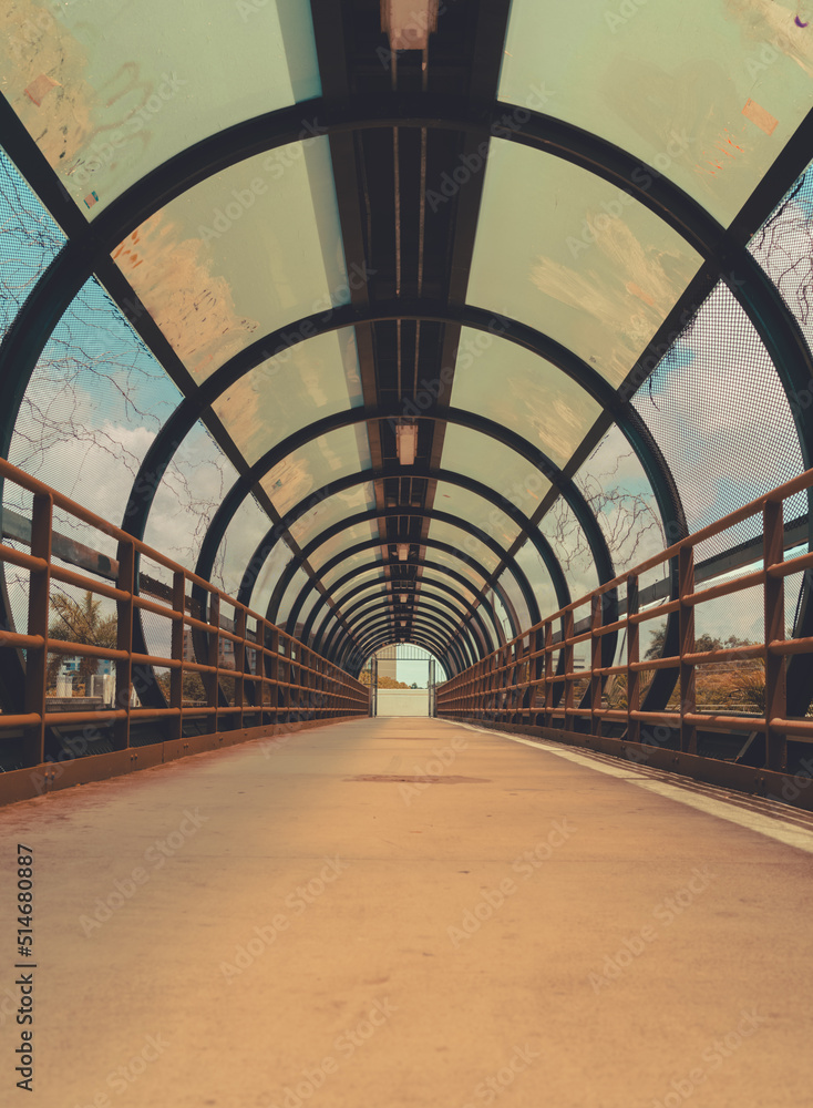 tunnel passageway for the train subway station miami tunnel passageway for the train subway station miami