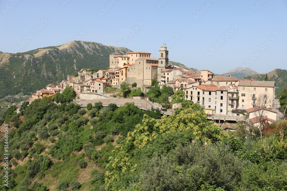 City of Savoia di Lucania, Province of Potenza, Basilicata, Southern Italy. 