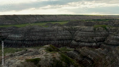 Horsethief Canyon in the Red Deer River Valley, Canadian Badlands on the North Dinosaur Trail, Drumheller, Alberta, Canada
