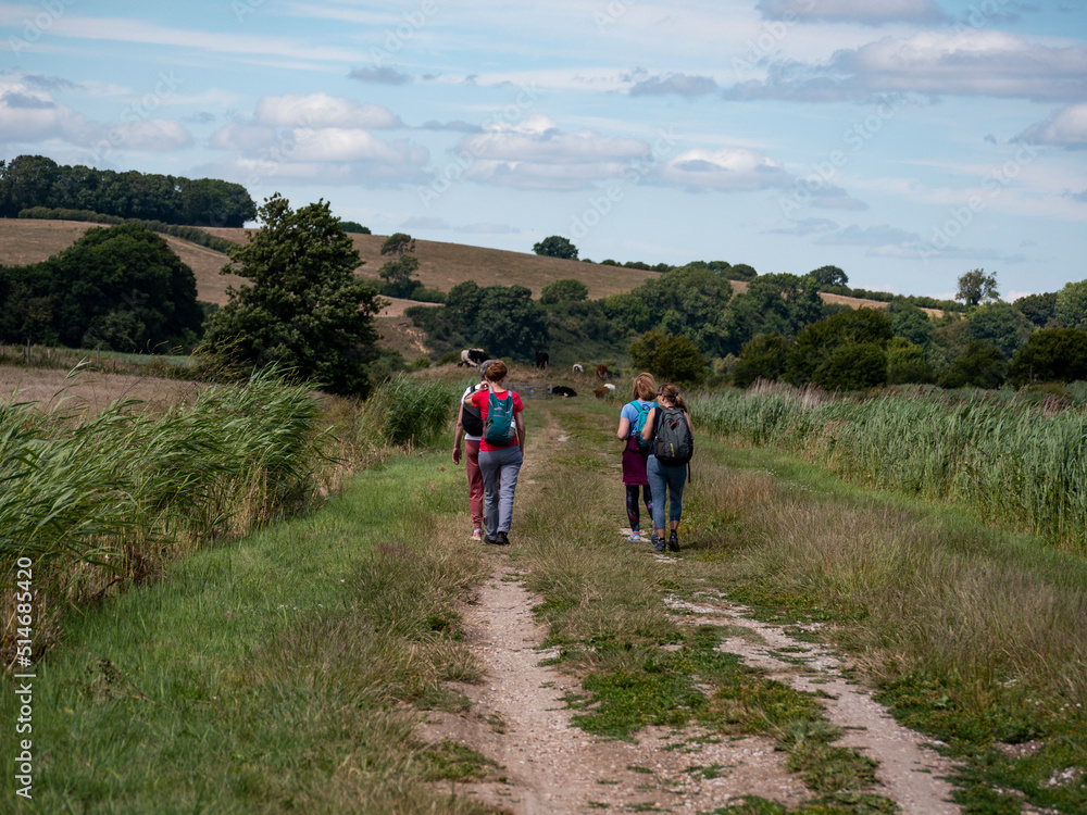 Hiking in the Sussex Countryside.