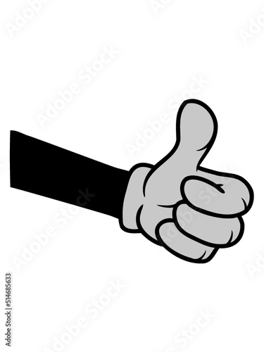 OK Comic Hand Daumen 