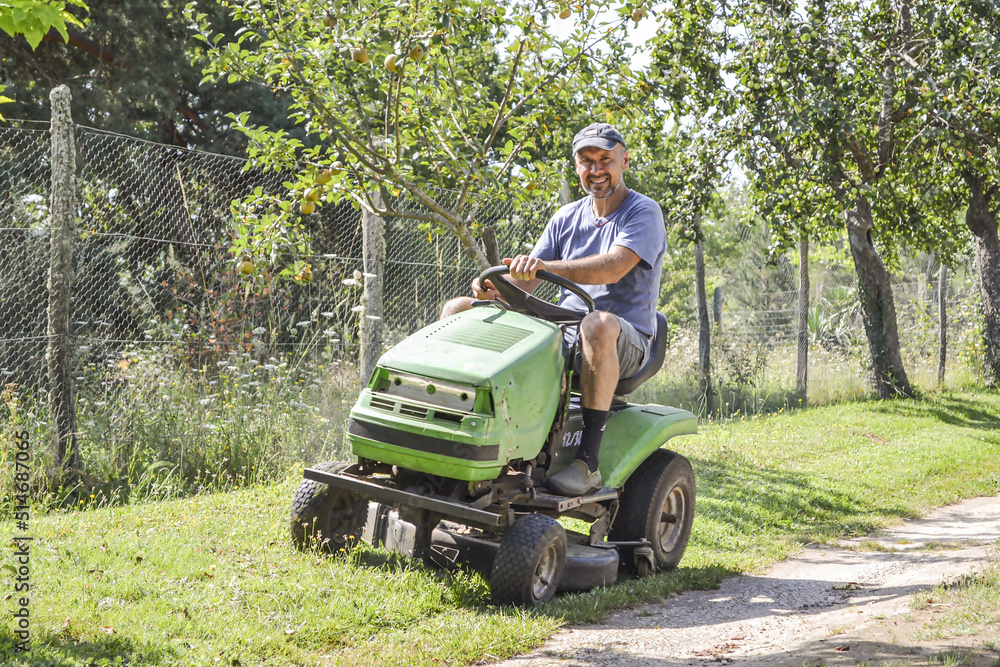 Fototapeta premium Alex et le gazon