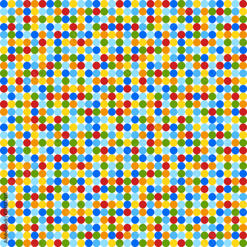 Bright mugs of different colors. Seamless background for any use.