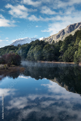 amazing lake in the mountain.