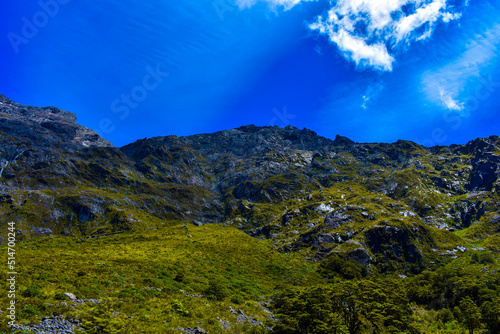 New Zeland, South Island, Mountains, Clifts, and Hills