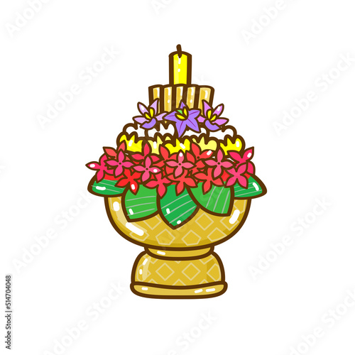 Flower tray for Teacher’s day observation