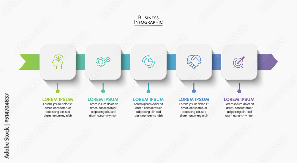 Business data visualization. timeline infographic icons designed for abstract background template milestone element modern diagram process technology digital marketing data presentation chart Vector