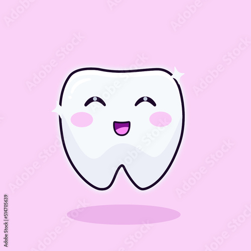 tooth with a smile