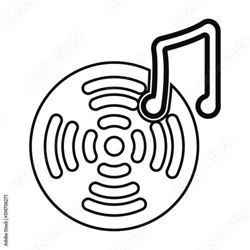 Music Isolated Vector icon which can easily modify or edit
