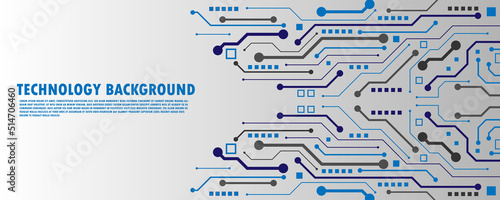 future technology abstract geometric network cable circuit board layout connection digital data background EP.2