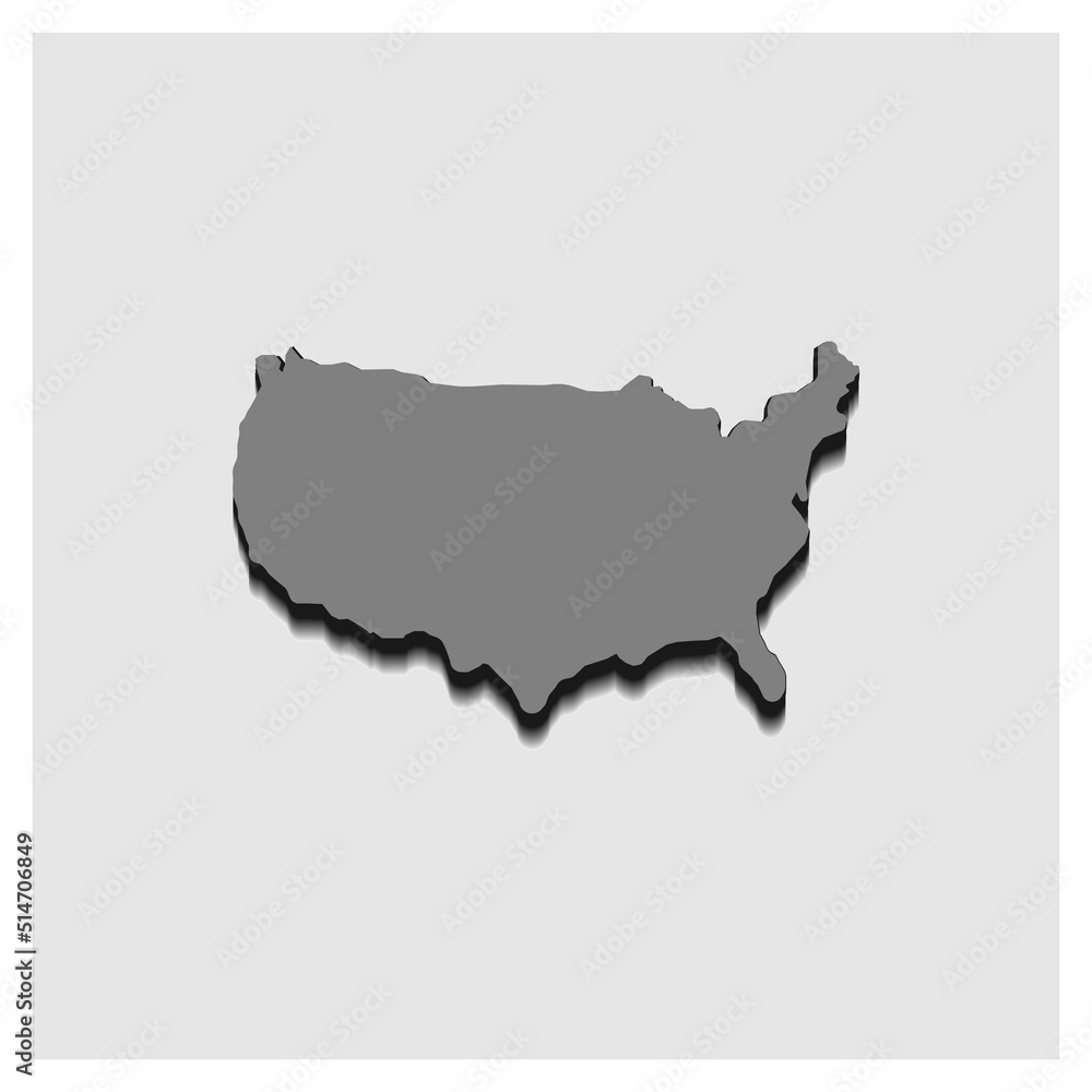Fototapeta premium map united status logo illustration design