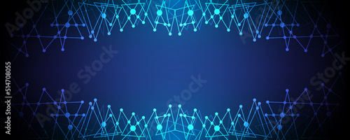 abstract geometric digital network line led futuristic technology background light network EP.4