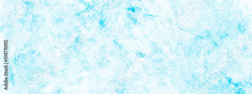 Blue and white color frozen ice surface background. White and blue watercolor splash wallpaper. Water splash or blotch background.