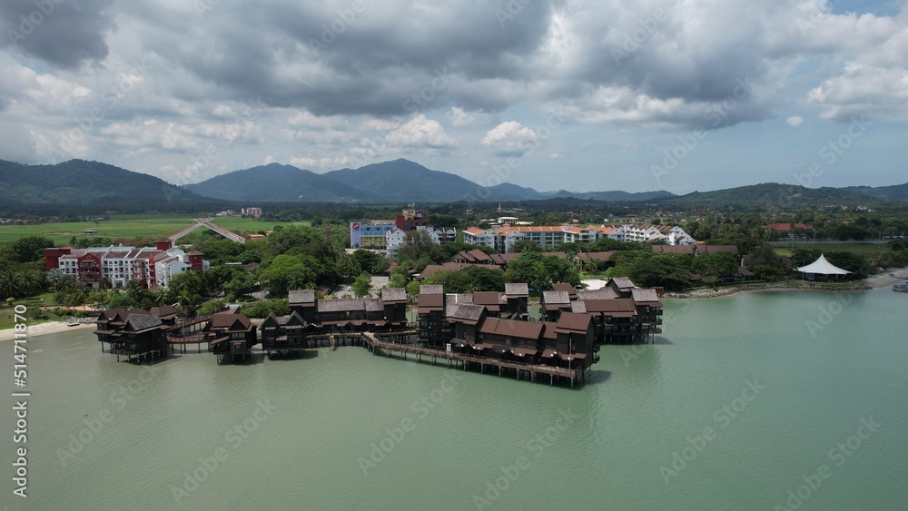 Langkawi, Malaysia – June 24, 2022: The Landmarks, Beaches and Tourist Attractions of Langkawi