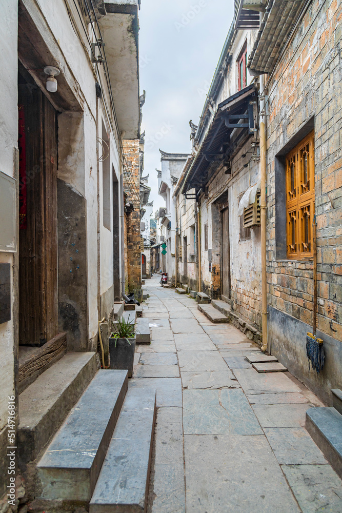 Chinese traditional ancient town architecture scenery
